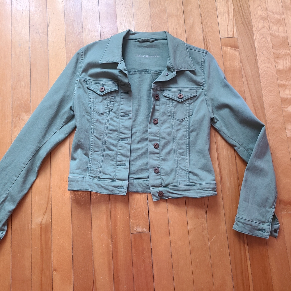 Green Denim Jacket